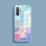 Watercolor Splatter Glass Back Case