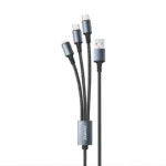 Mighty Max 6A 3-in-1 Braided Charging Cable